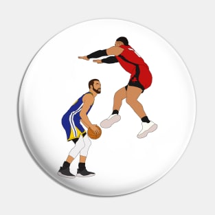 Steph Curry vs Dillon Brooks Pin