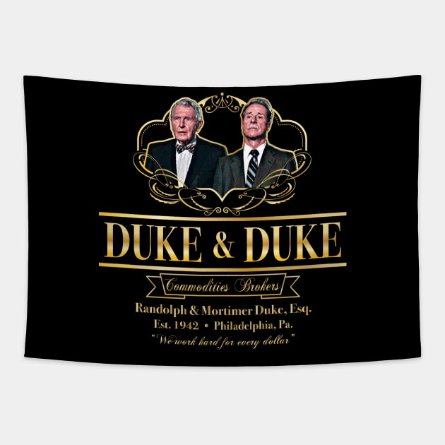 Duke & Duke Commodities Brokers Tapestry by Alema Art