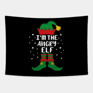 I'm The Angry Elf Family Christmas Tapestry