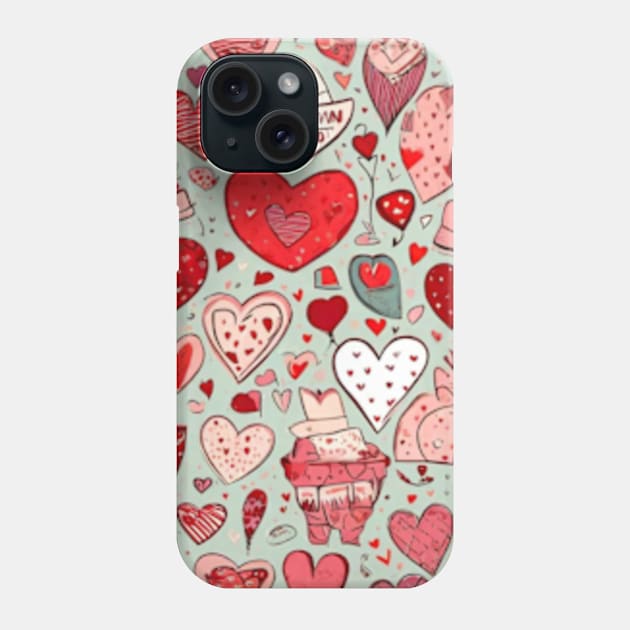 Valentines day gift ideas Phone Case by WeLoveAnimals