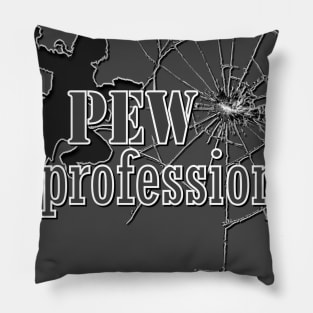 erwin pew pew Pillow