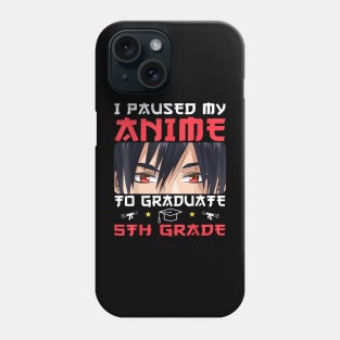 5th Grade Graduation anime 2022 Graduate Boys Phone Case