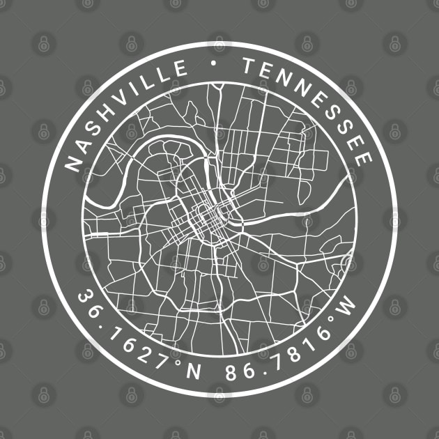 Nashville Map by Ryan-Cox