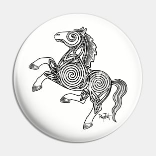Celtic War Horse Pin