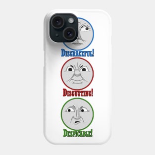 Disgraceful, Disgusting, Despicable - Gordon, James & Henry Phone Case