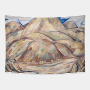 Landscape No. 3, Cash Entry Mines, New Mexico by Marsden Hartley Tapestry