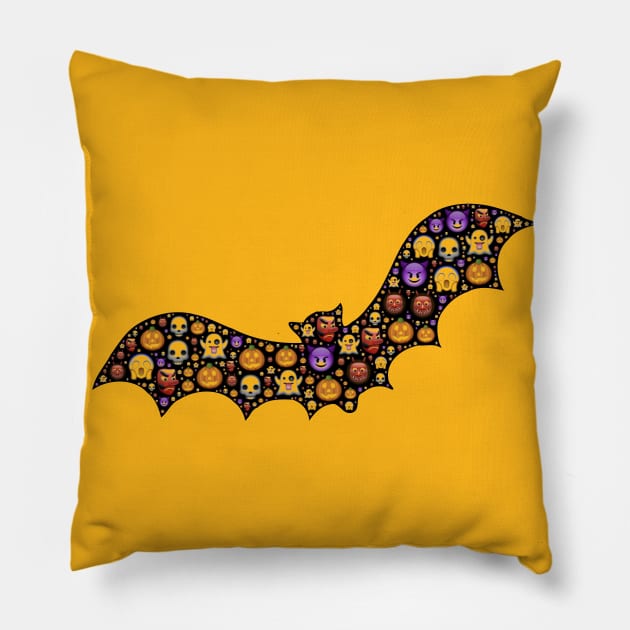 Halloween Flying Bat & Halloween Gang Pillow by holidaystore