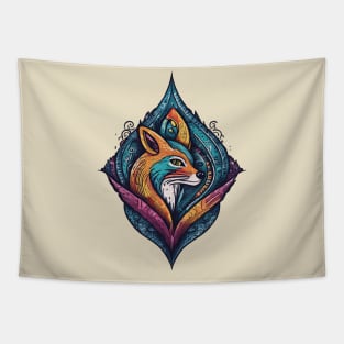 bohemian and poetic fox Tapestry