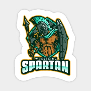 Spartan Wrestling Magnet