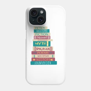 I Love books - book, books FICTION,NOVEL,math Phone Case