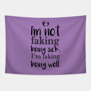 I'm not faking . .  . (black print) Tapestry