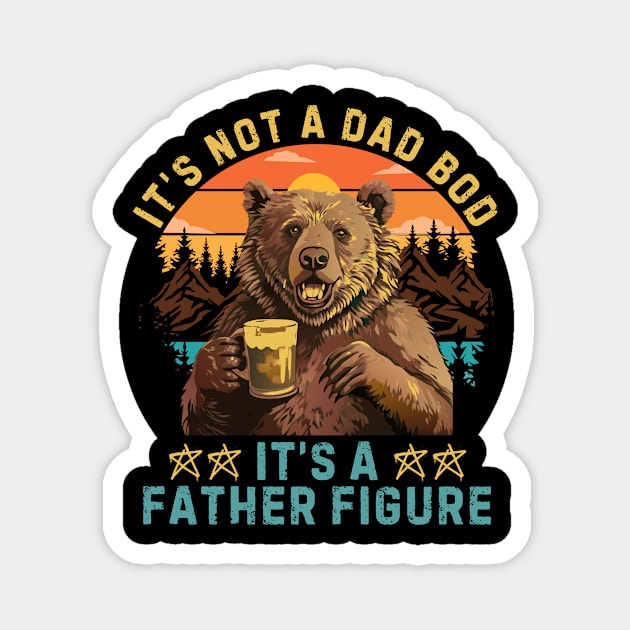 Bear Bear Lover Dad Bod Magnet by The WYLD Tribe