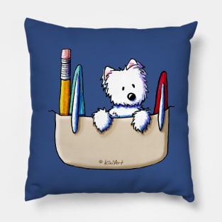 KiniArt Westie Pocket Protector Pillow