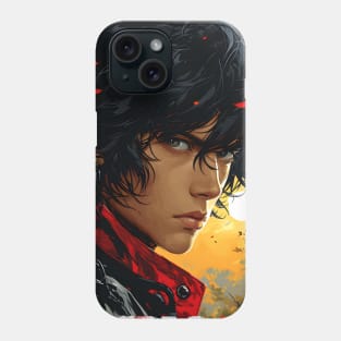 Bloodlust Chronicles: Immortal Bounty Hunts, Gothic Vampire Saga, and Supernatural Adventure in Anime-Manga Art Phone Case