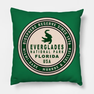 Everglades National Park the Wild Side of Florida Pillow