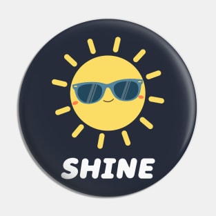 Cool Summer Sunshine T-Shirt Pin