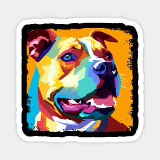American Staffordshire Terrier Pop Art - Dog Lover Gifts Magnet