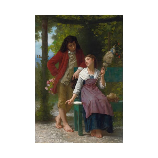 Before The Engagement by William-Adolphe Bouguereau by Classic Art Stall