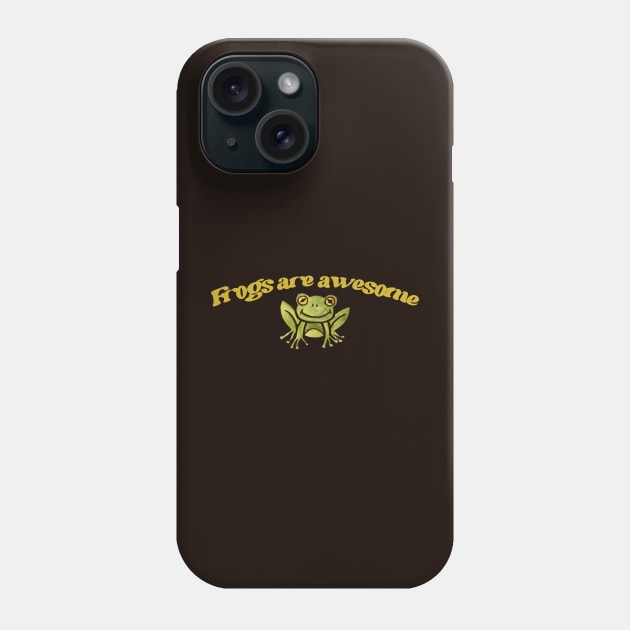 Frogs are awesome Phone Case by bubbsnugg