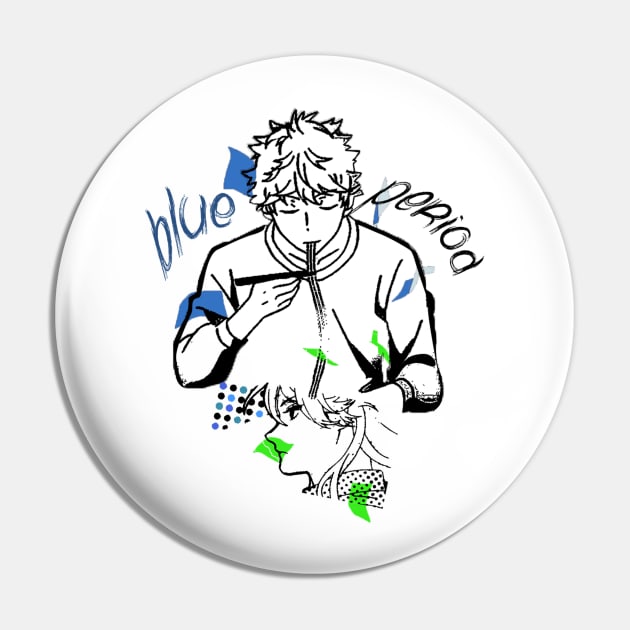 Blue Period ''TRUE FEELINGS'' V1 Pin by riventis66