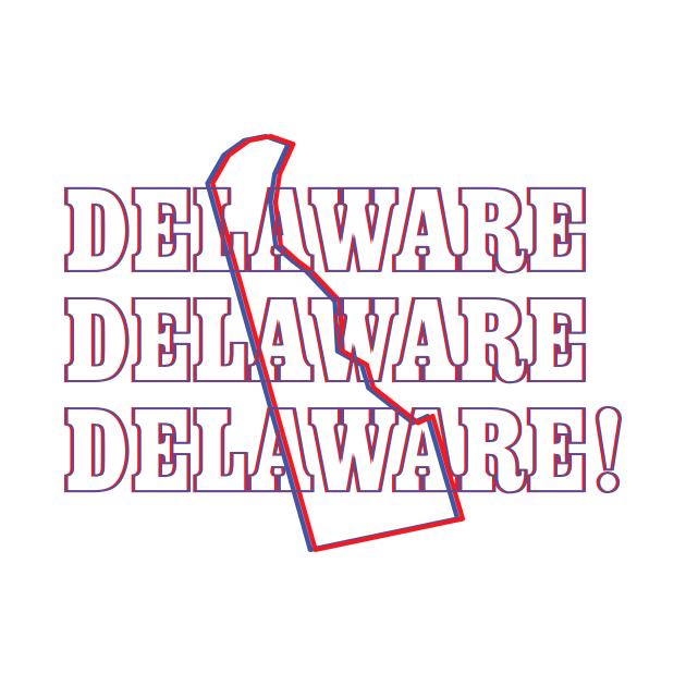 Delaware State Map & Label by Ignition