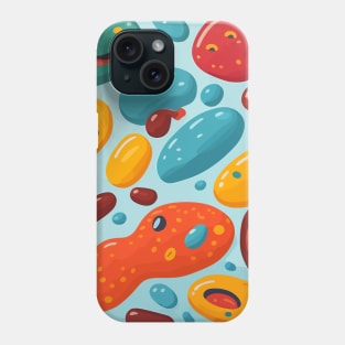 We Are All Human Beans Colorfool Food Splash Pun Cartoon Phone Case