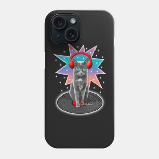 DJ Music Cat Phone Case