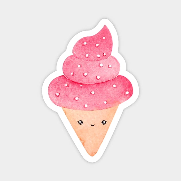 Cute ice cream Magnet by shoko