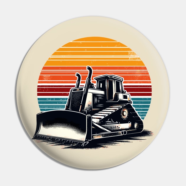 Bulldozer Pin by Vehicles-Art