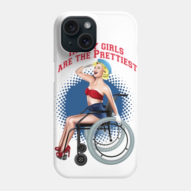 Pin up cadeirante Phone Case by Gabi_Faveri