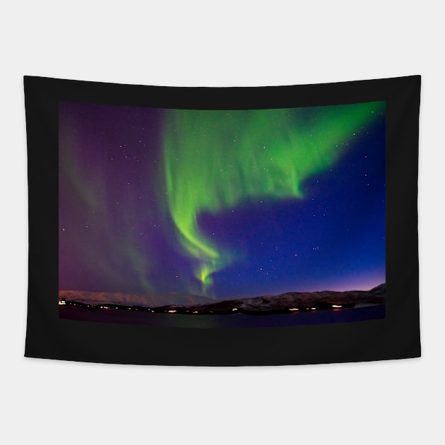 Northern Lights Tapestry by MartynUK