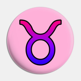 Taurus Bi Pride Symbol Pin