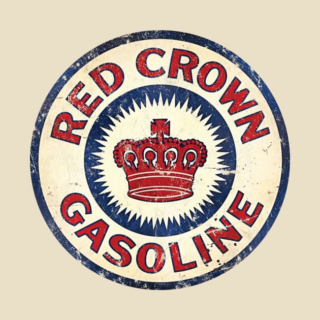 Red Crown Gasoline by MindsparkCreative