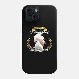 The Distinguished Cockatoo Gentleman Phone Case