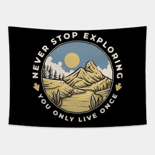 Desert - Mountain Adventure Tapestry