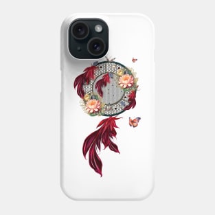 Wonderful dreamcatcher and butterlies Phone Case