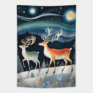 Reindeer Tapestry