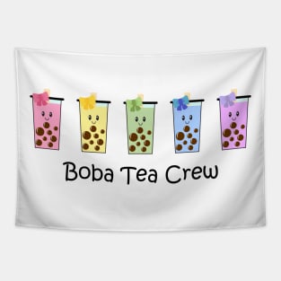 Boba Tea Crew Tapestry