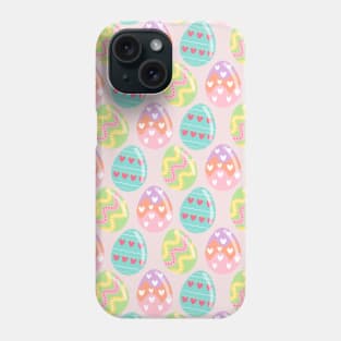 Colorful Pastel Easter Egg Pattern Phone Case
