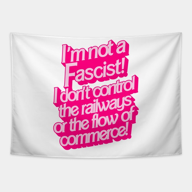 I'm Not a Fascist! Tapestry by darklordpug