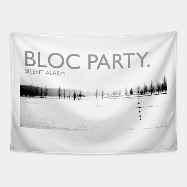 Bloc Party - Silent Alarm - White Deconstructed Tapestry by Magnetar