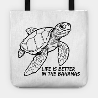 Life is better in The Bahamas. Cool Summer & Spring Break Design Tote