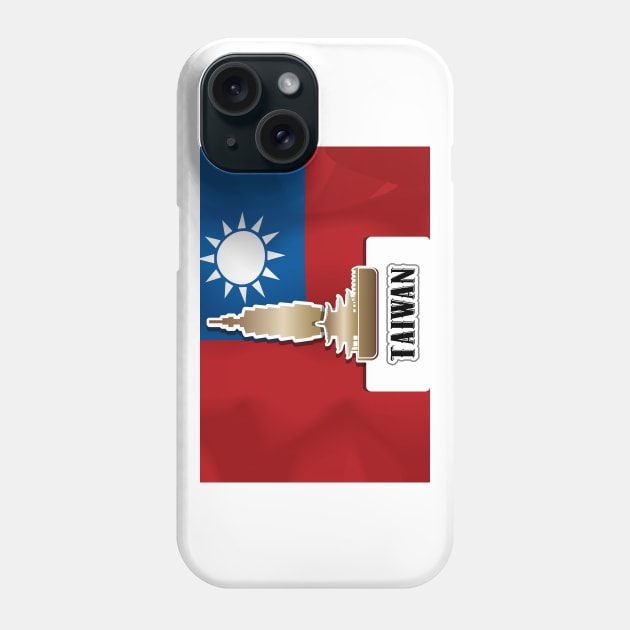 Taiwan Flag Phone Case by Morphart