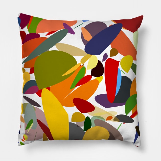 Colorful pebbles Pillow by hedehede