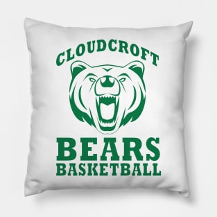 Cloudcroft Bears Basketball (Green) Pillow