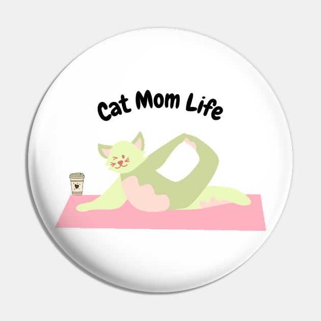 I am a proud cat mom Mom Gift Pin by Mission Bear