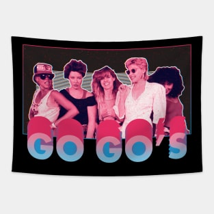 The Go-gos - 80s design Tapestry