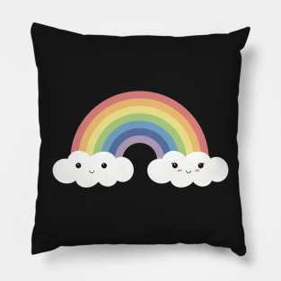 Wise happy rainbow *choose large for stickers and magnets* Pillow