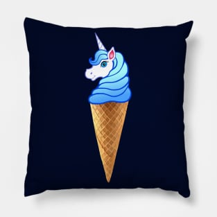 Magical Blue Unicone Ice Cream Pillow