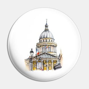 Paris Pantheon Pin